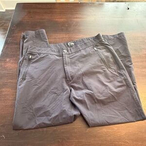 ZYIA Straight Leg Pants in Charcoal